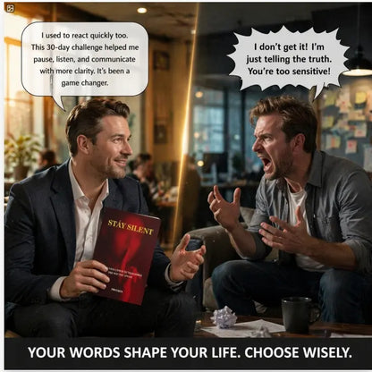 [September Stock Up]Prycken STAY SILENT: a 30 Day Challenge to Transform the Way You Speak. Master Self-Control & Emotional Intelligence | Build Powerful Communication — a Practical Self-Growth & Daily Reading Book|Limited-Time Shipping Included